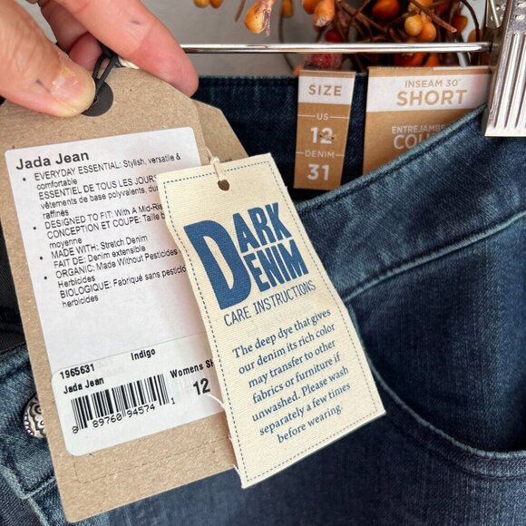 prAna Women's JADA Soft Stretch Denim Boot-cut Size 12 / 30"L in Indigo - Picture 5 of 9